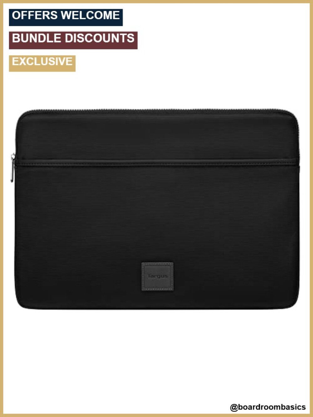 15.6 Inch Laptop Sleeve Protective Pouch with Foam Padding for Work